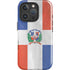 Dominican Republic Flag Faded iPhone 16 Pro Max Impact Case
