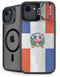 Dominican Republic Flag Faded iPhone 16e Kickstand Case