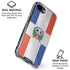 Dominican Republic Flag Faded iPhone 16e Clear Case