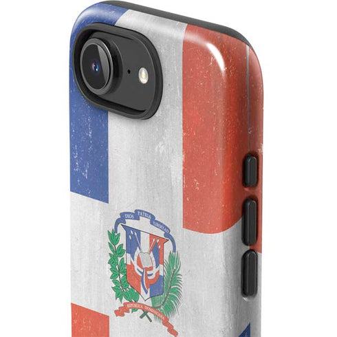 Dominican Republic Flag Faded iPhone 16e Impact Case