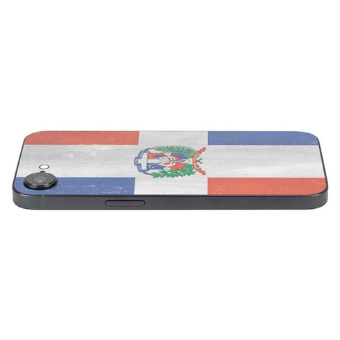 Dominican Republic Flag Faded iPhone 16e Skin