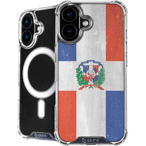 Dominican Republic Flag Faded iPhone 17 MagSafe Case