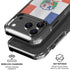 Dominican Republic Flag Faded iPhone 18 Pro Clear Case