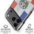 Dominican Republic Flag Faded iPhone 18 Pro Clear Case