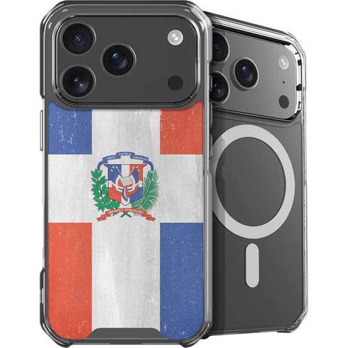Dominican Republic Flag Faded iPhone 18 Pro MagSafe Case