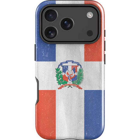 Dominican Republic Flag Faded iPhone 18 Pro Max Impact Case