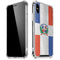 Dominican Republic Flag Faded iPhone X/XS Clear Case