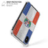 Dominican Republic Flag Faded iPhone X/XS Clear Case