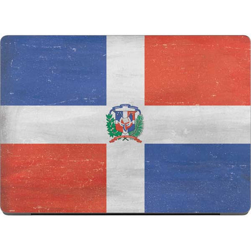 Dominican Republic Flag Faded Apple MacBook Pro 14-inch Skin