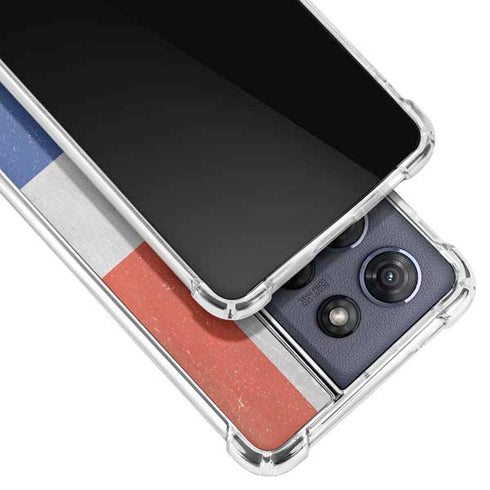 Dominican Republic Flag Faded Moto G Stylus 5G (2025) Clear Case