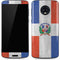 Dominican Republic Flag Faded Moto G6 Skin