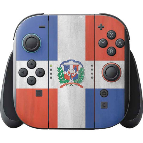 Dominican Republic Flag Faded Nintendo Switch 2 (2025) with Joy-Con Skin