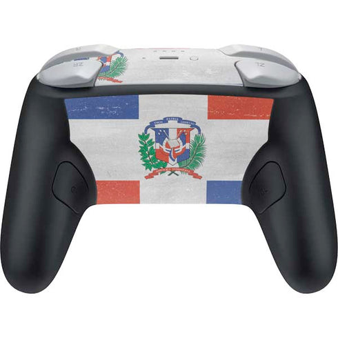Dominican Republic Flag Faded Nintendo Switch 2 (2025) Pro Controller Skin