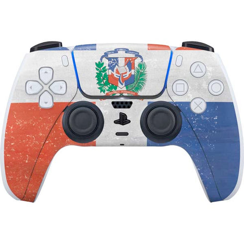 Dominican Republic Flag Faded PlayStation PS5 Skins