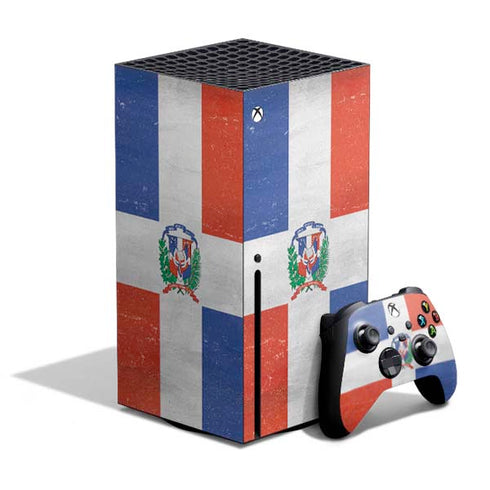 Dominican Republic Flag Faded Xbox Series X Skins