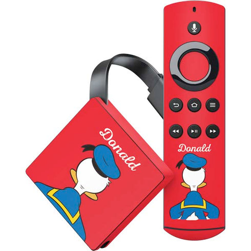 Disney Friends Donald Duck Backwards Amazon Fire TV Skin