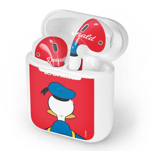 Disney Friends Donald Duck Backwards Apple AirPods Skin