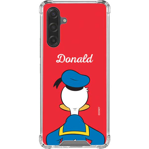 Disney Friends Donald Duck Backwards Galaxy A17 Clear Case
