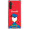 Disney Friends Donald Duck Backwards Galaxy A17 Clear Case
