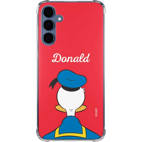 Disney Friends Donald Duck Backwards Galaxy A55 5G Clear Case