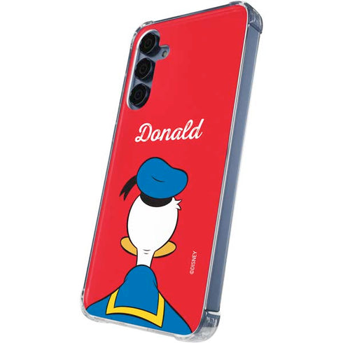 Disney Friends Donald Duck Backwards Galaxy A55 5G Clear Case