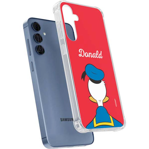 Disney Friends Donald Duck Backwards Galaxy A55 5G Clear Case