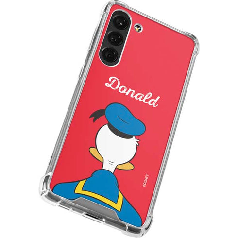 Disney Friends Donald Duck Backwards Galaxy S24 FE Clear Case