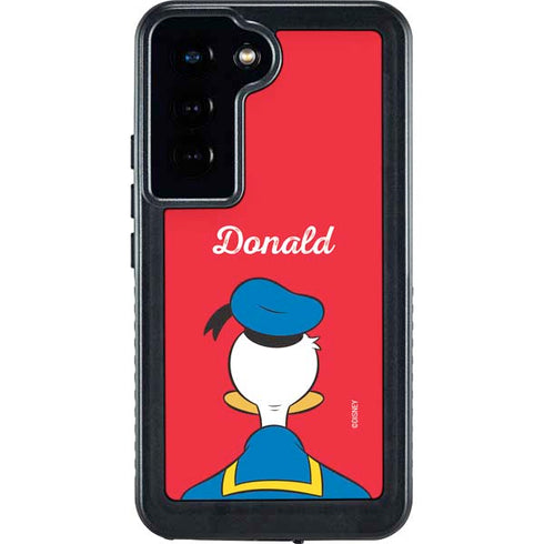 Disney Friends Donald Duck Backwards Galaxy S24 Waterproof Case
