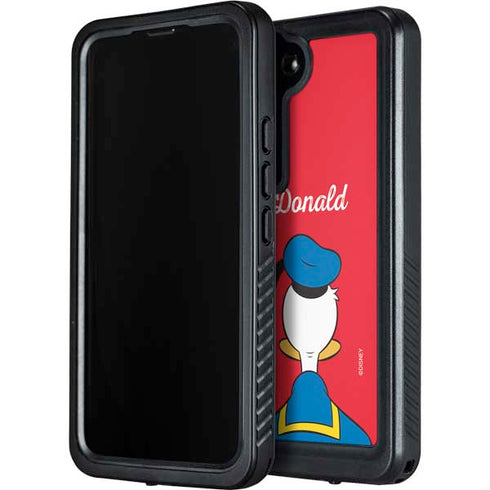 Disney Friends Donald Duck Backwards Galaxy S24 Waterproof Case