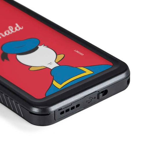 Disney Friends Donald Duck Backwards Galaxy S24 Waterproof Case