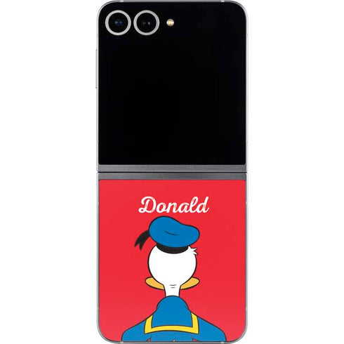 Disney Friends Donald Duck Backwards Galaxy Z Flip6 Skin