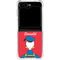 Disney Friends Donald Duck Backwards Galaxy Z Flip6 Clear Case