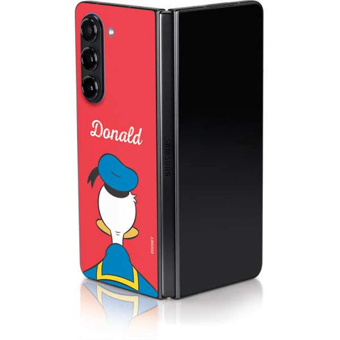 Disney Friends Donald Duck Backwards Galaxy Z Fold5 5G Skin