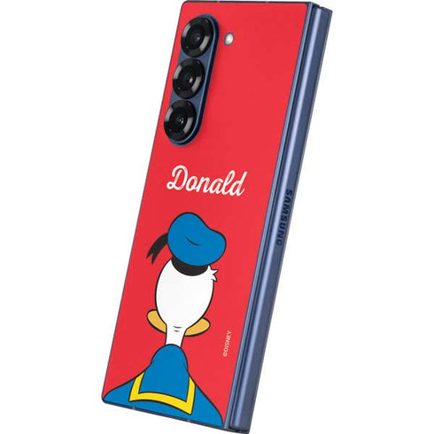 Disney Friends Donald Duck Backwards Galaxy Z Fold6 Skin