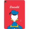 Disney Friends Donald Duck Backwards Apple iPad Air Skin
