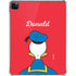 Disney Friends Donald Duck Backwards iPad Pro 11in (2024) Clear Case