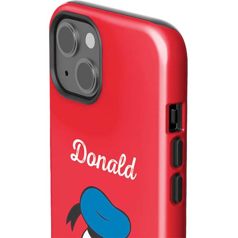 Disney Friends Donald Duck Backwards iPhone 15 Impact Case