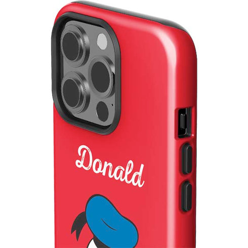 Disney Friends Donald Duck Backwards iPhone 15 Pro Impact Case