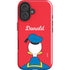 Disney Friends Donald Duck Backwards iPhone 16 Plus Impact Case