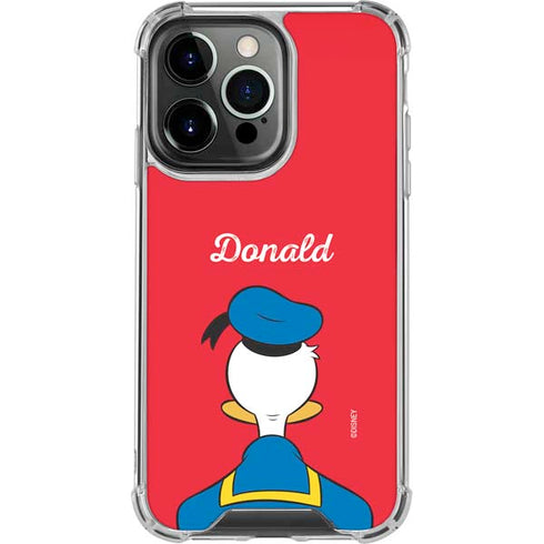 Disney Friends Donald Duck Backwards iPhone 16 Pro Clear Case