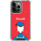 Disney Friends Donald Duck Backwards iPhone 16 Pro Clear Case