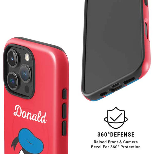 Disney Friends Donald Duck Backwards iPhone 16 Pro Magsafe Impact Case