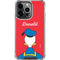 Disney Friends Donald Duck Backwards iPhone 16 Pro Max Clear Case