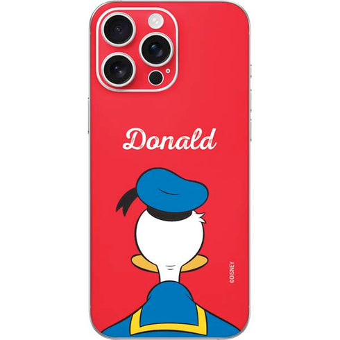 Disney Friends Donald Duck Backwards iPhone 16 Pro Max Skin