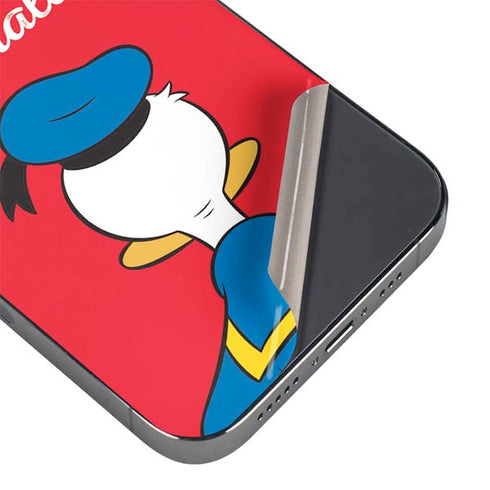Disney Friends Donald Duck Backwards iPhone 16 Pro Skin