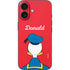 Disney Friends Donald Duck Backwards iPhone 16 Skin