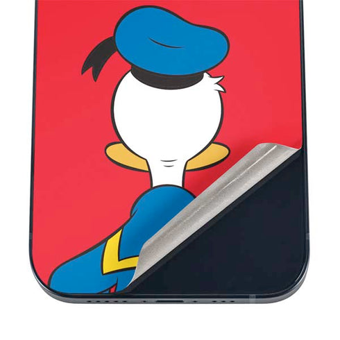 Disney Friends Donald Duck Backwards iPhone 16 Skin