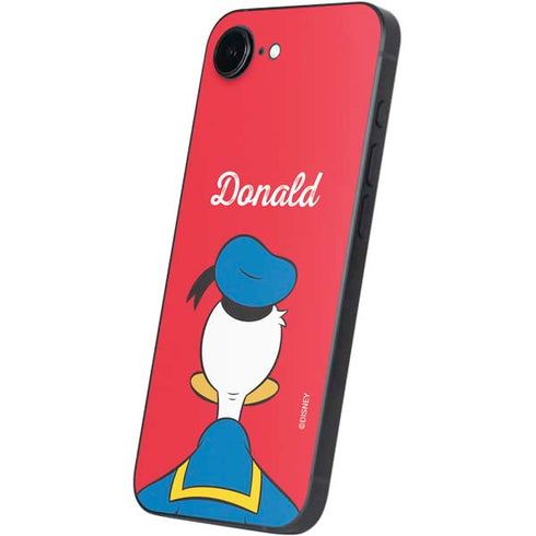 Disney Friends Donald Duck Backwards iPhone 16e Skin