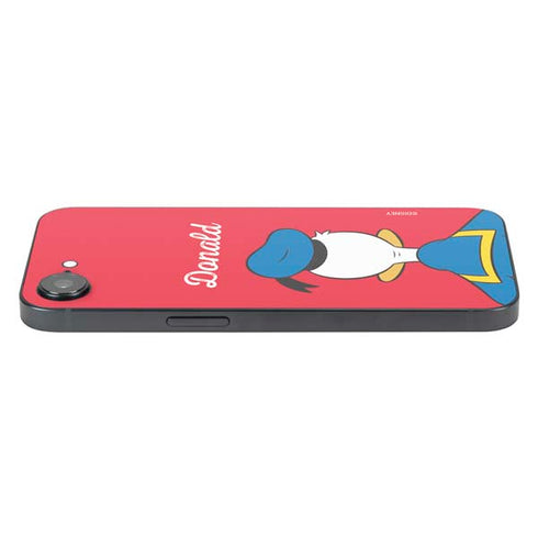 Disney Friends Donald Duck Backwards iPhone 16e Skin