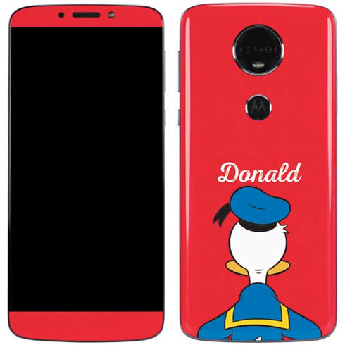 Disney Friends Donald Duck Backwards Moto E5 Plus Skin